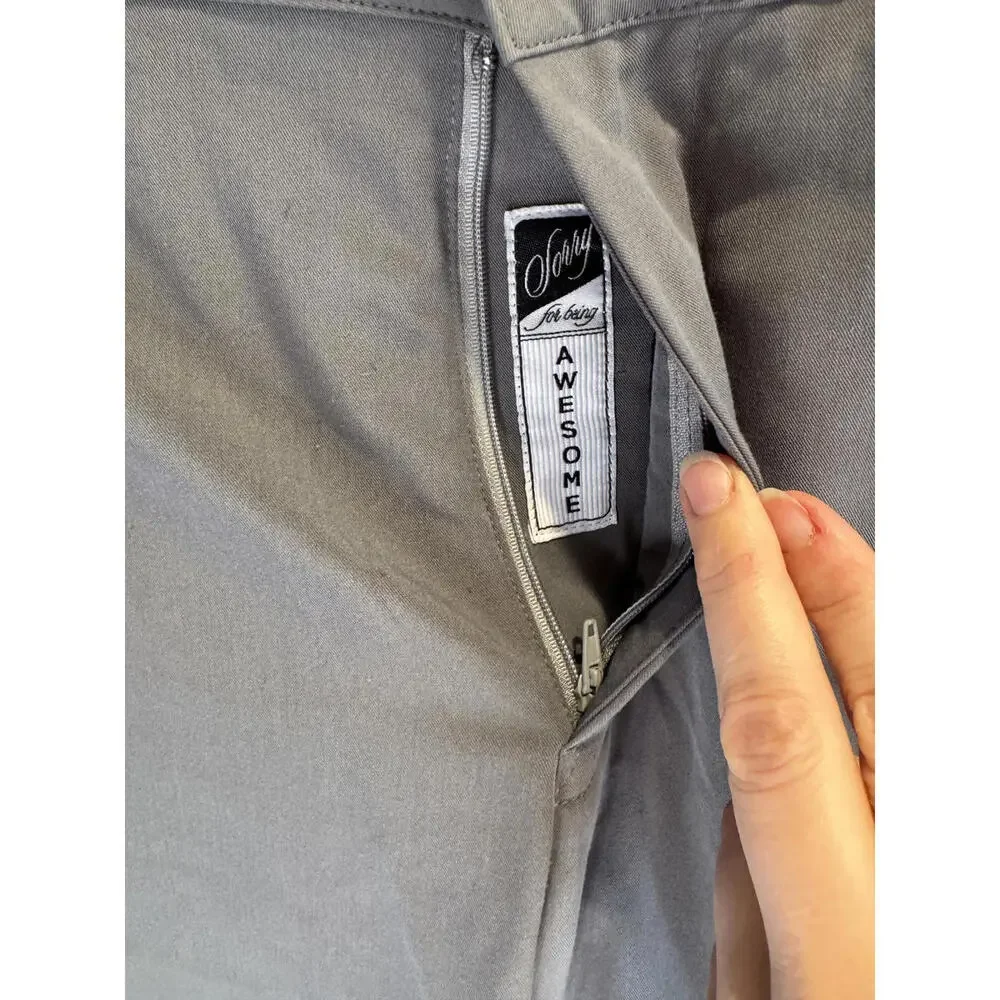 TravisMathew Men’s 36 Performance Stretch Pants‎ Gray Golf Casual Lightweight
